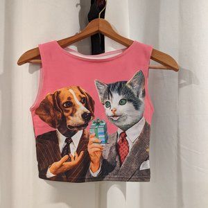 Blackmilk patterned crop top